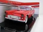  Ford Thunderbird 1956 Red 1:24 Motor Max 